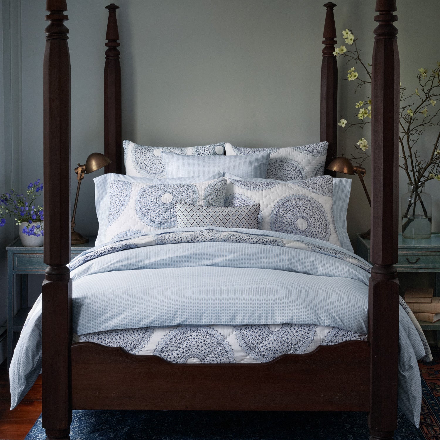 Cinde Light Indigo Organic Sham