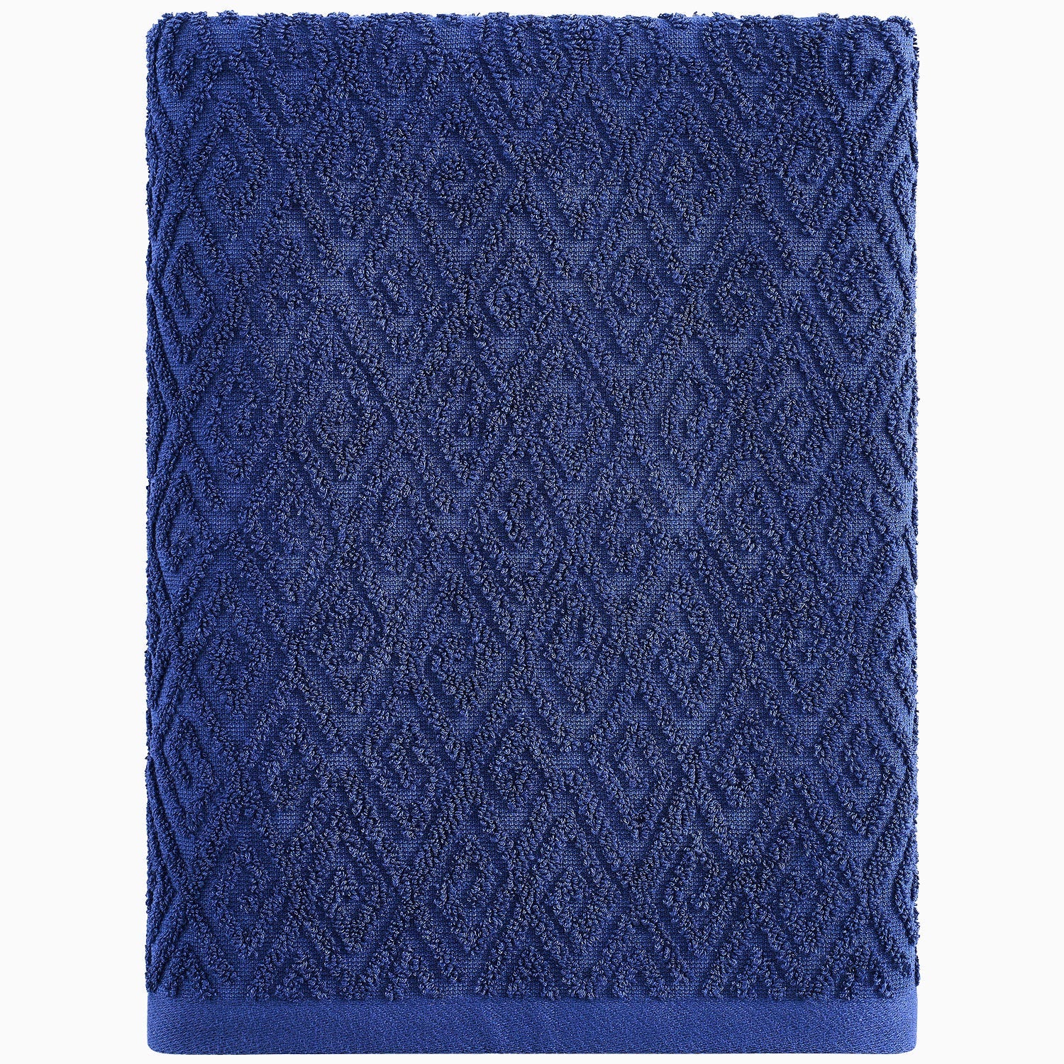 Maze Indigo Bath Towel