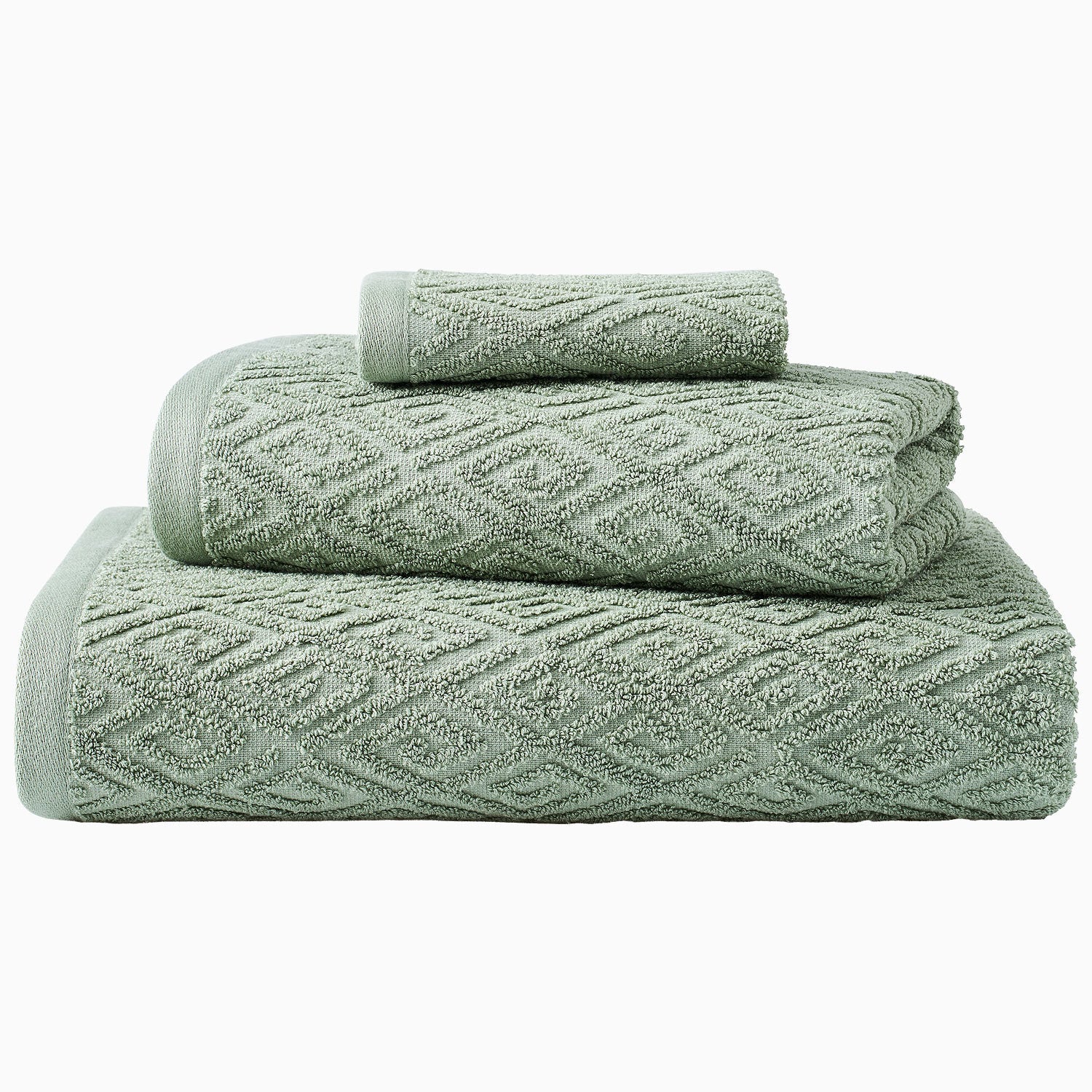 Maze Sage Bath Towel