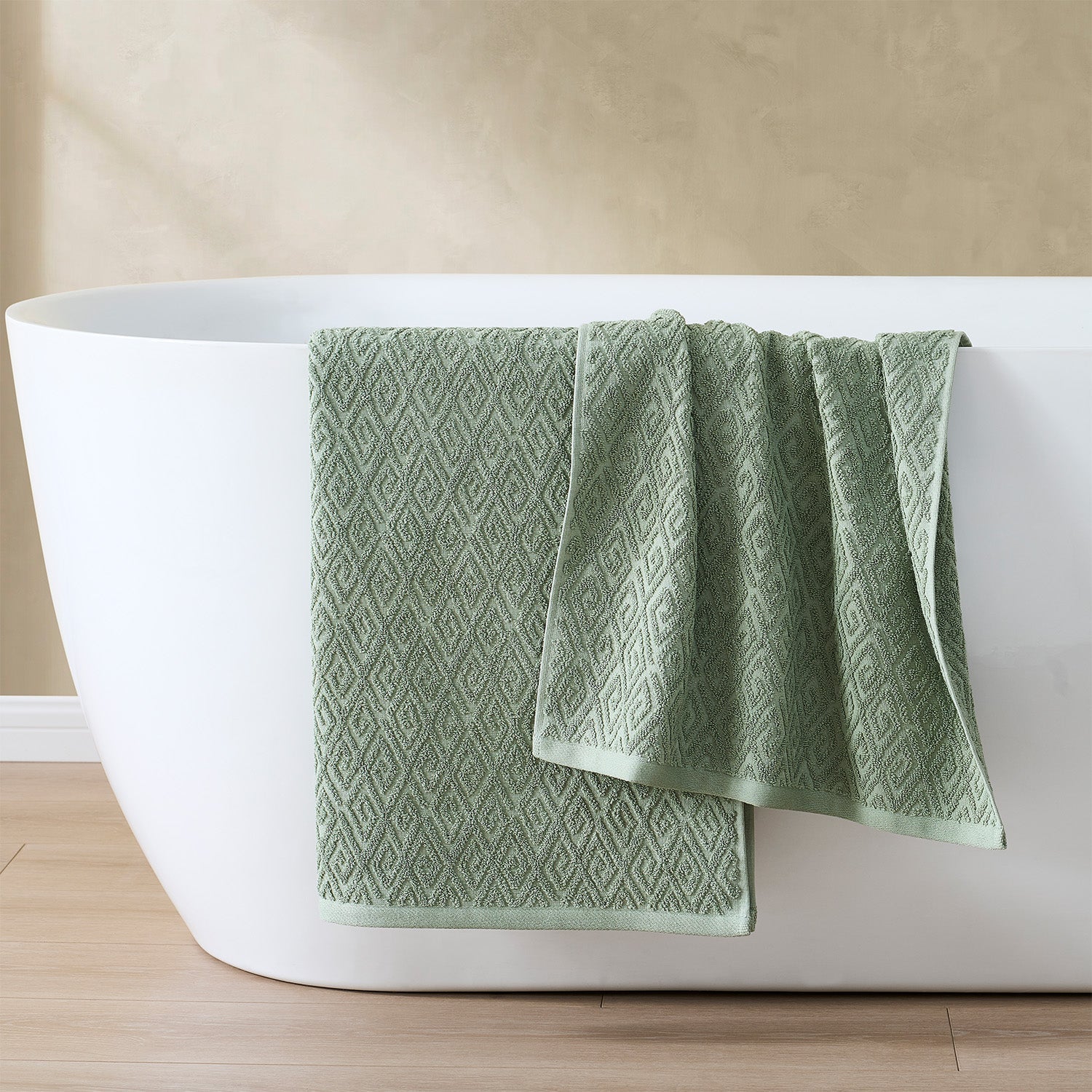 Maze Sage Bath Towel
