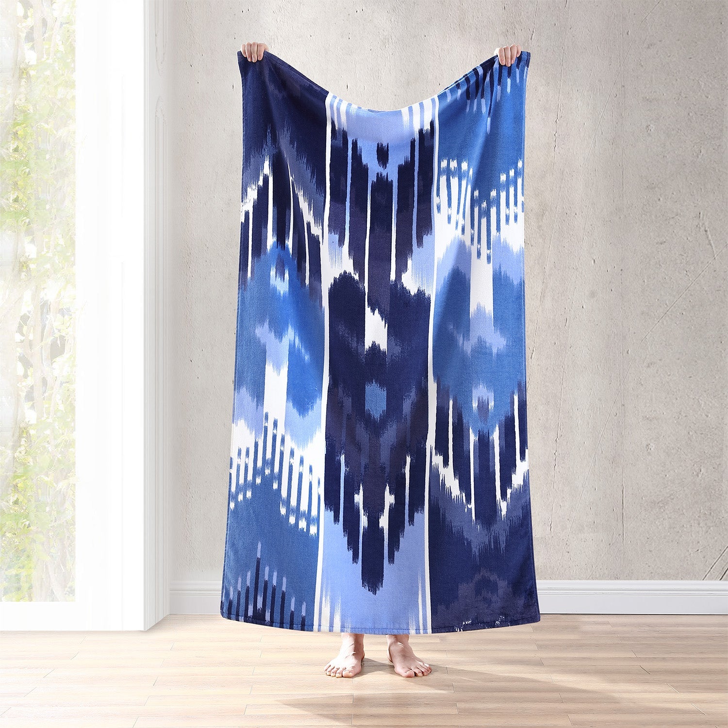 Malda Indigo Beach Towel
