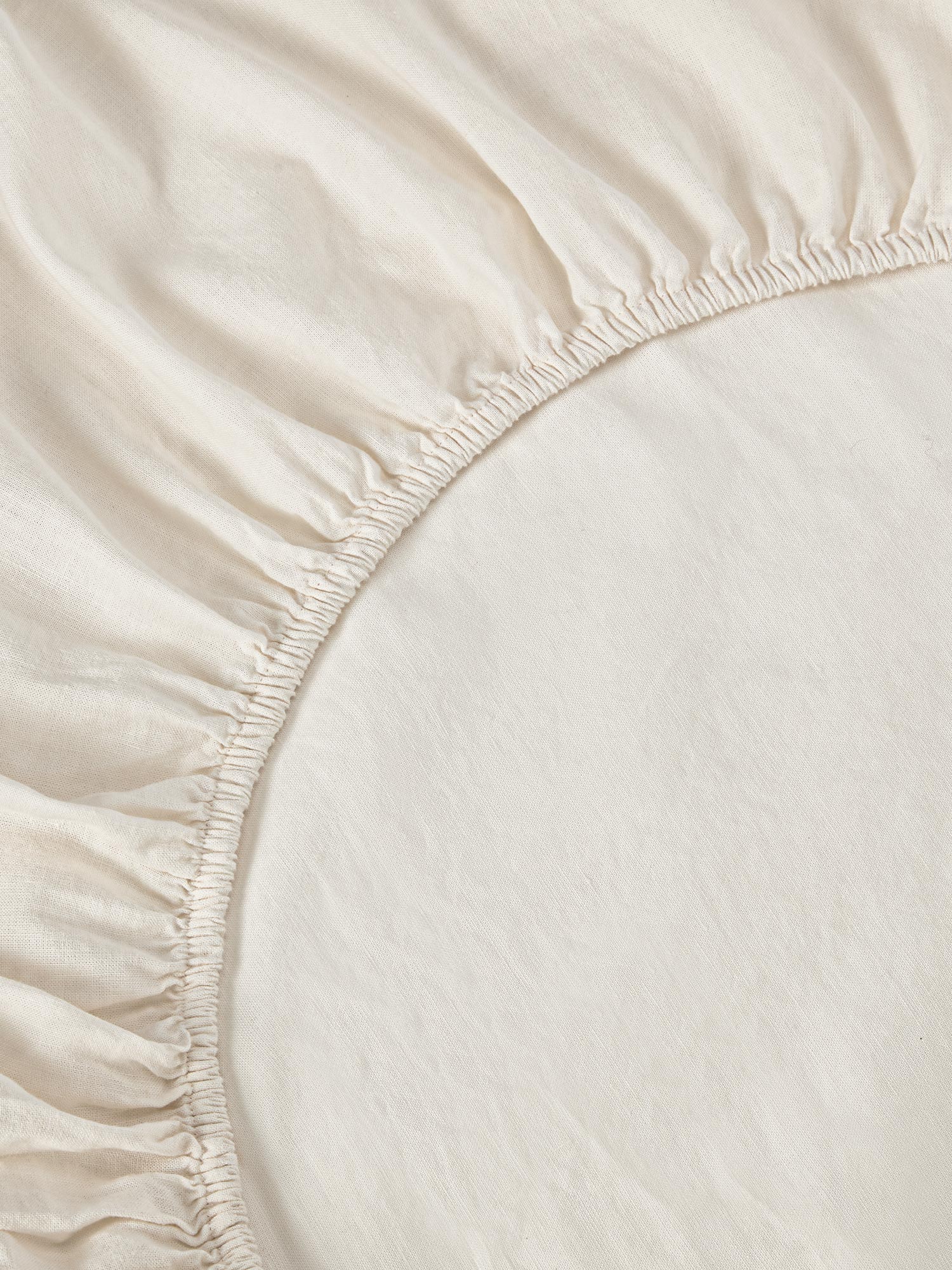 Pearl 100% Linen Fitted Sheet