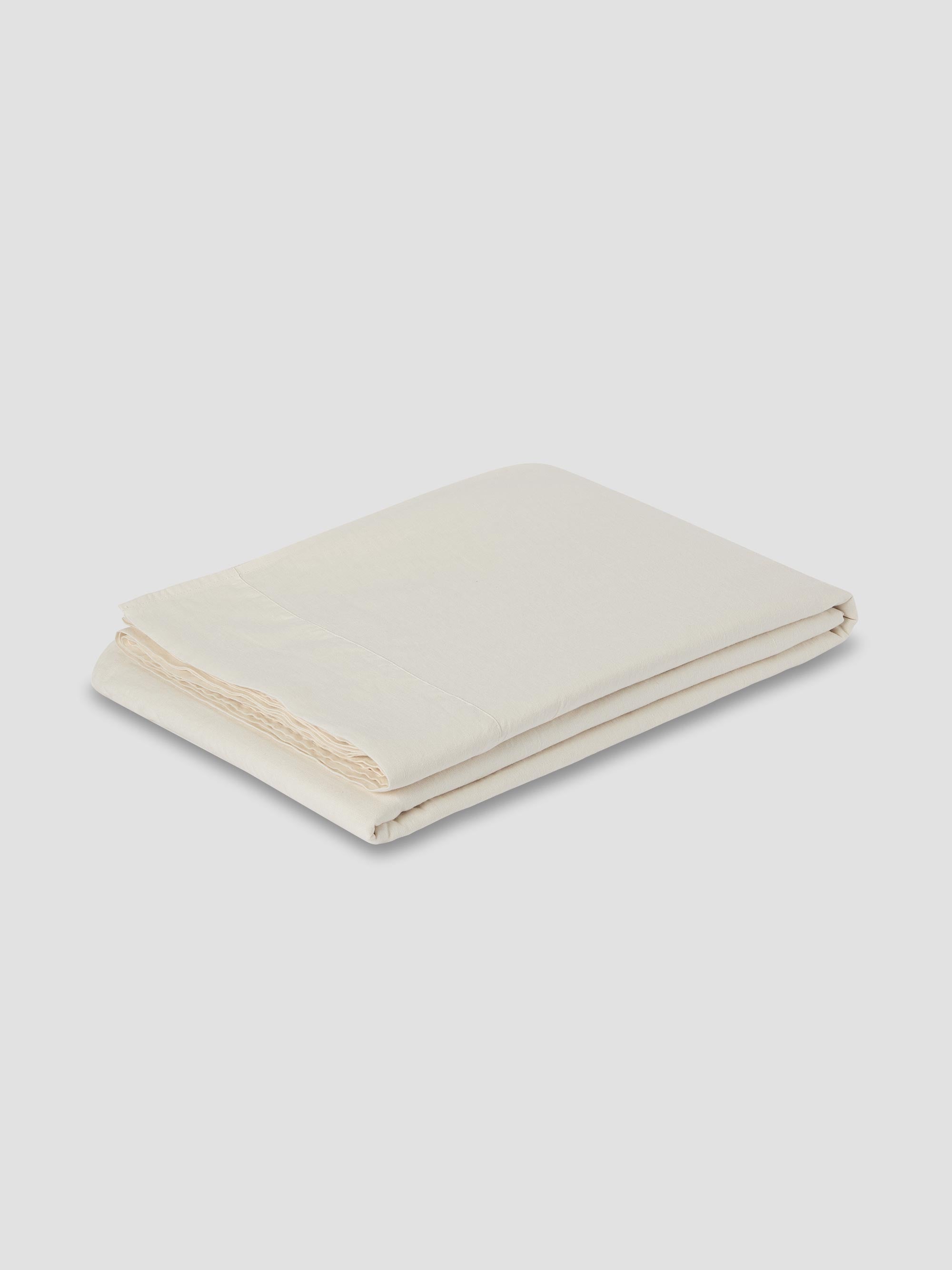 Pearl 100% Linen Flat Sheet