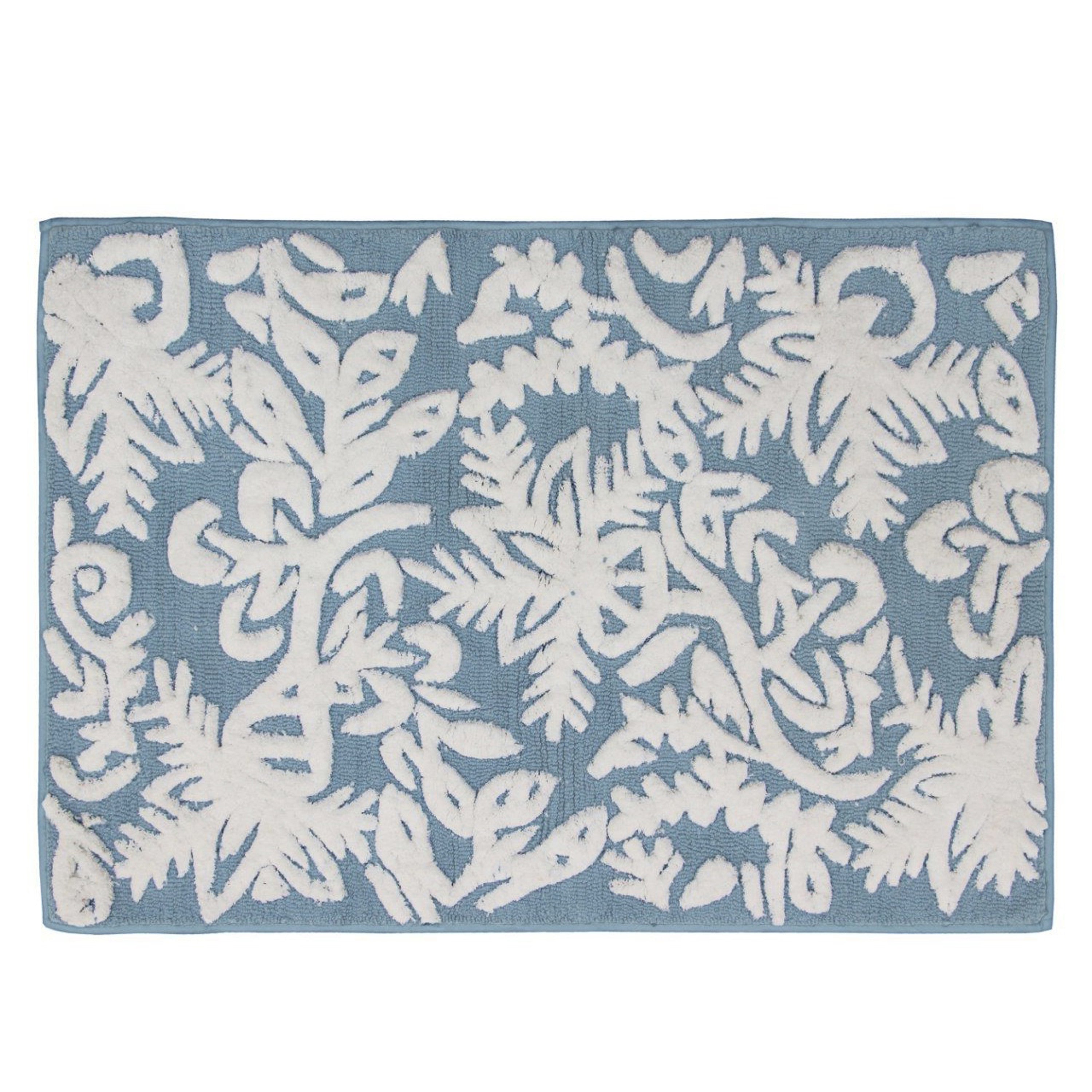 Pasak Blue Bath Rug