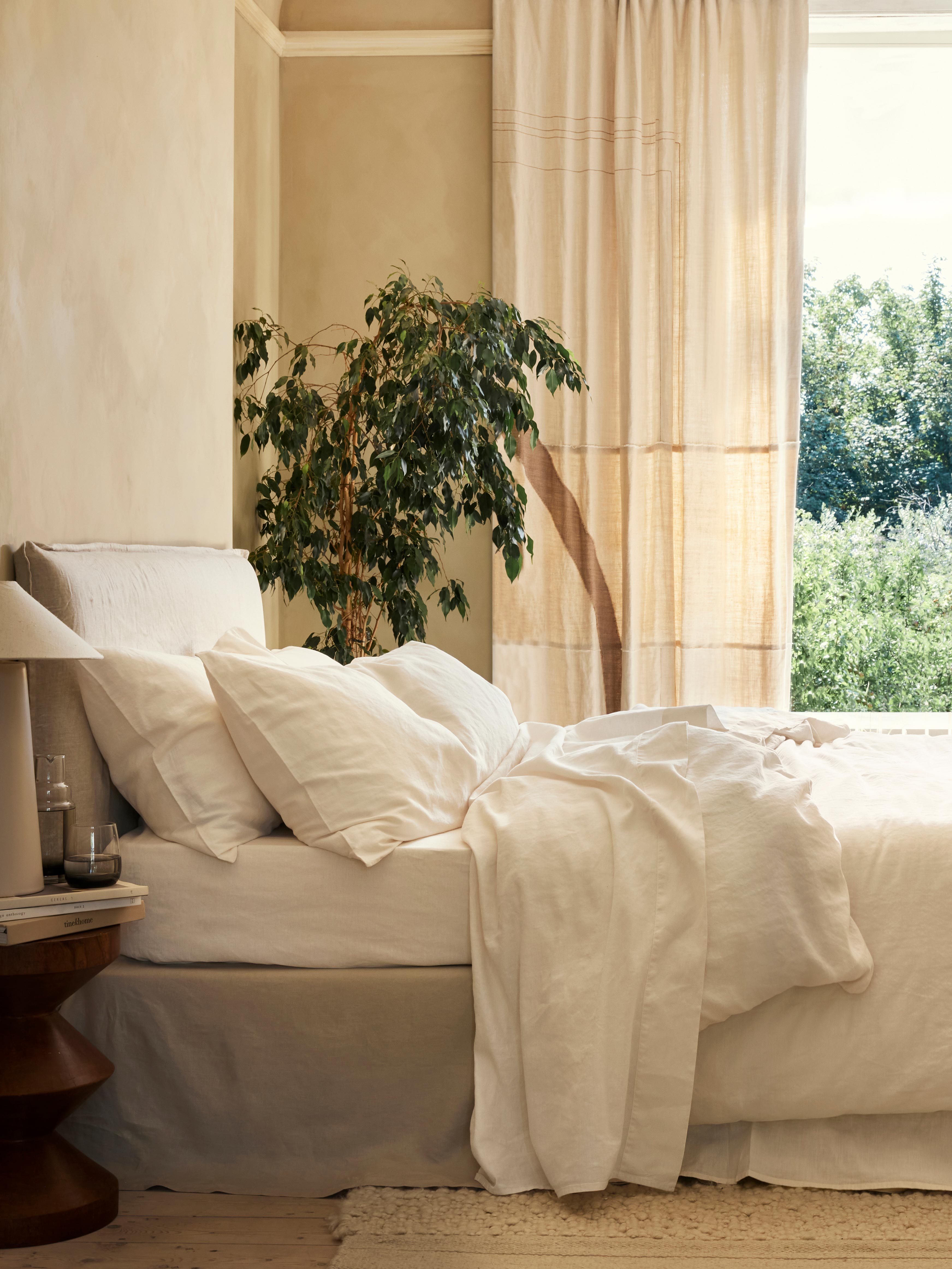 Pearl 100% Linen Duvet Cover