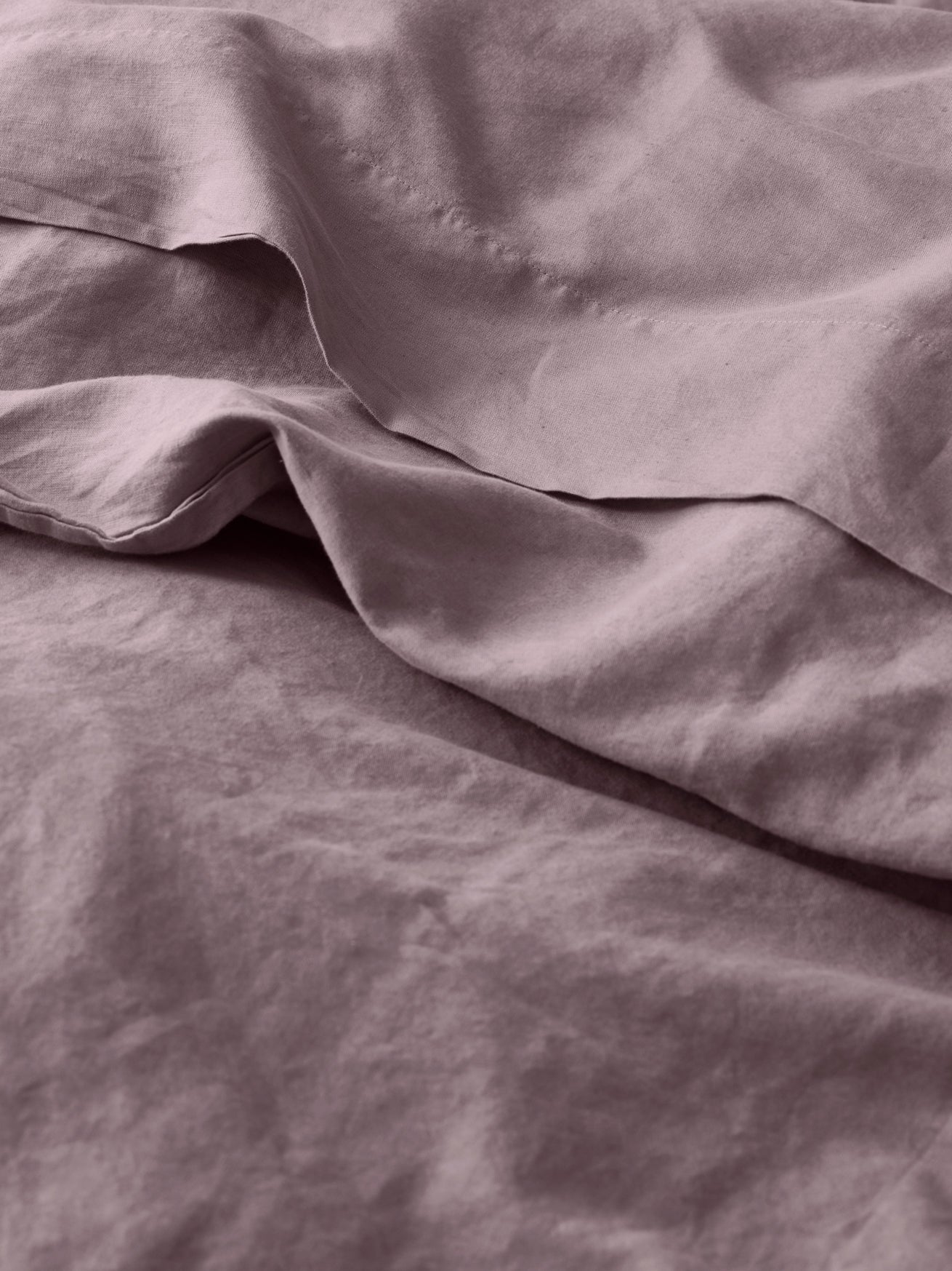 Elderberry 100% Linen Flat Sheet