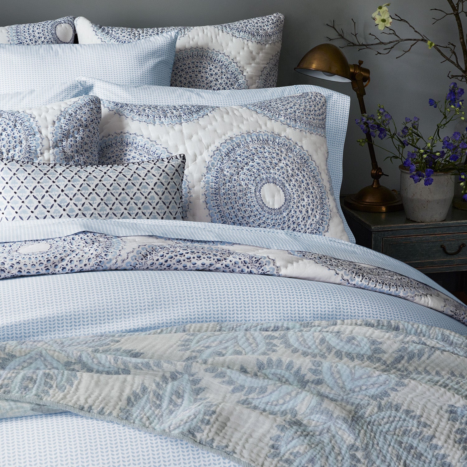 Cinde Light Indigo Organic Sham