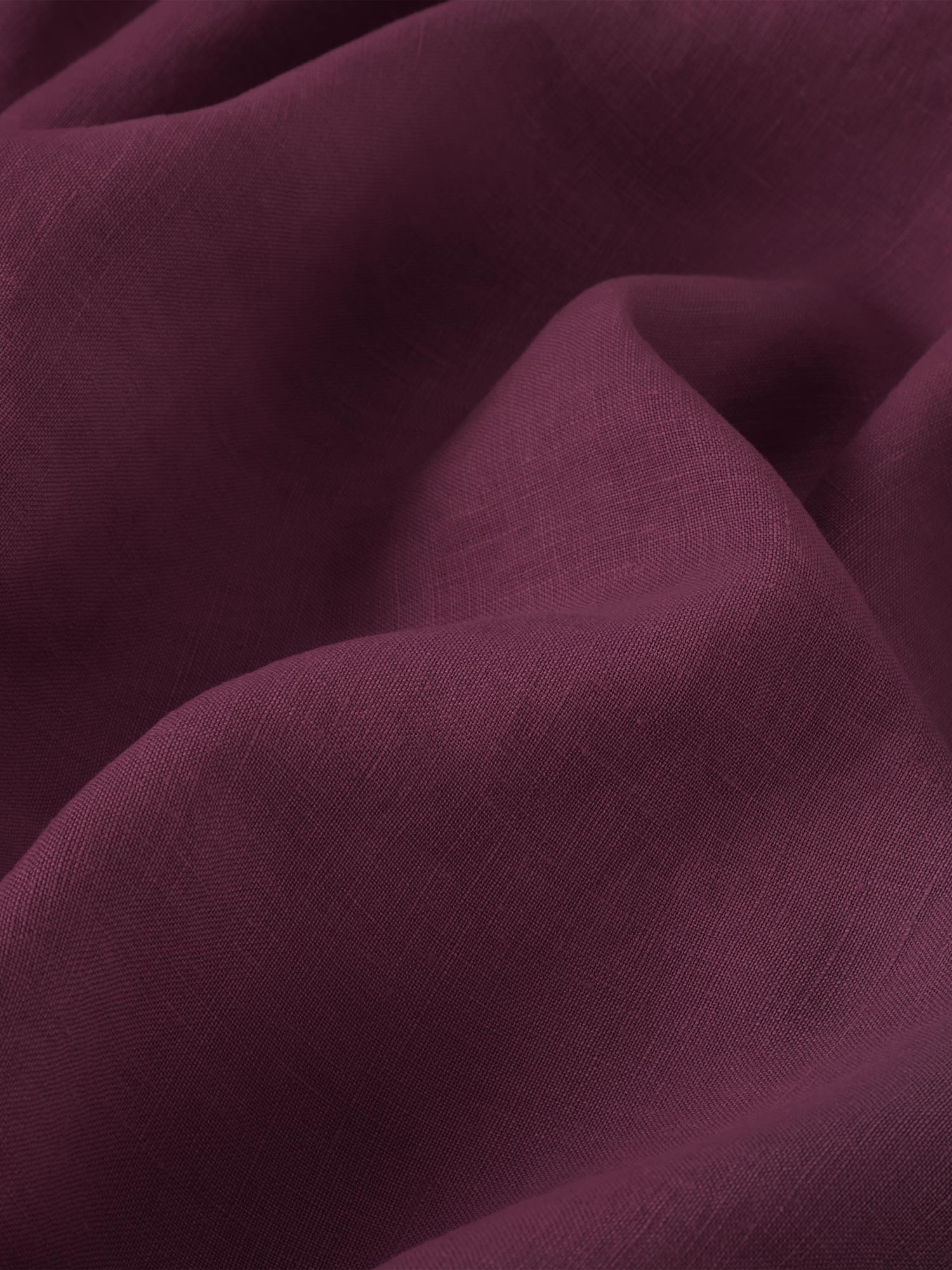 Berry 100% Linen Duvet Cover