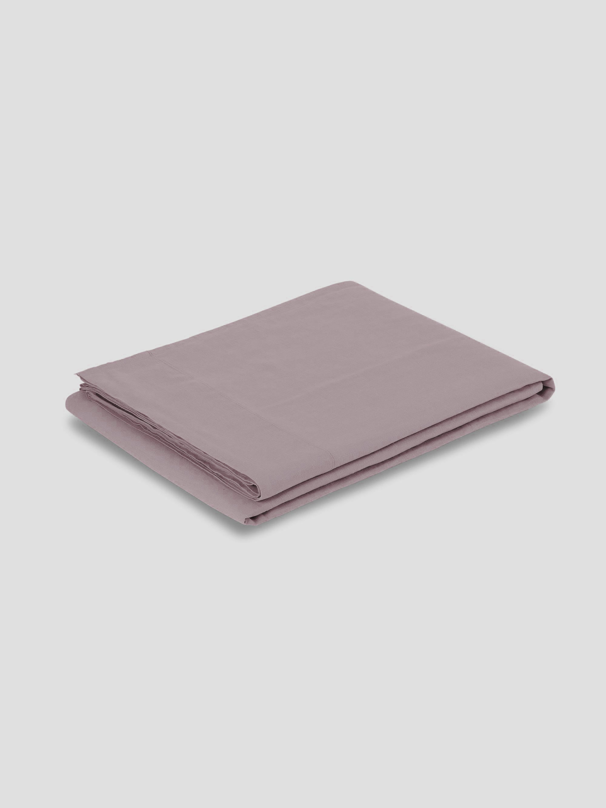 Elderberry 100% Linen Flat Sheet