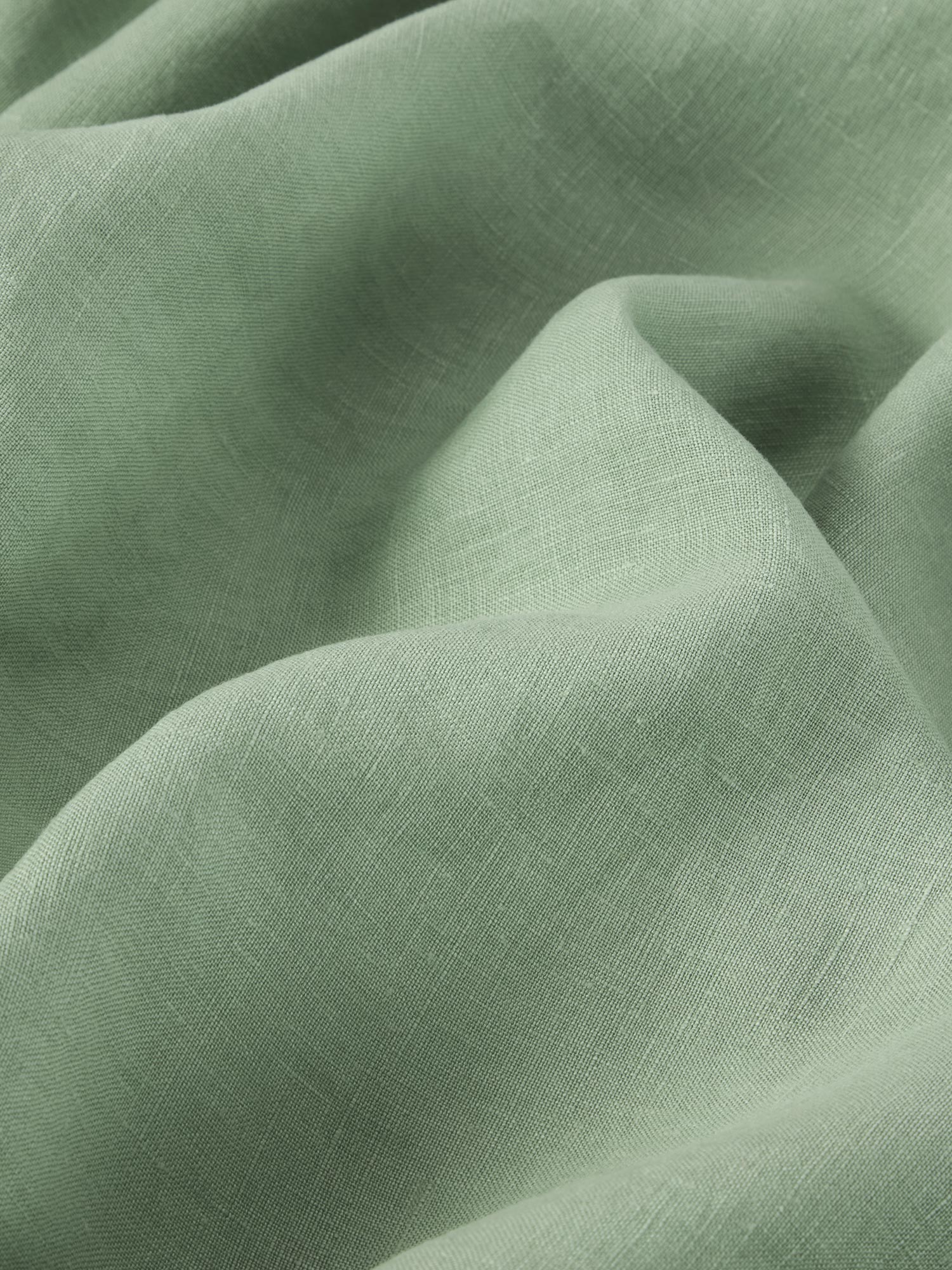 Sage Green 100% Linen Pillowcases (Pair)