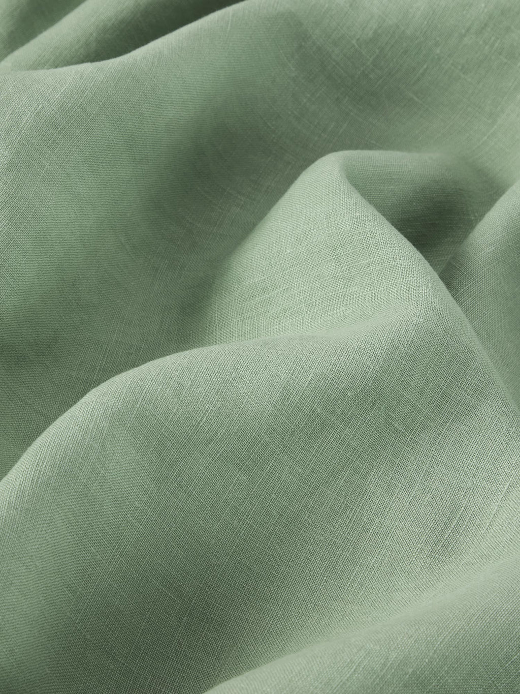 Sage Green 100% Linen Duvet Cover