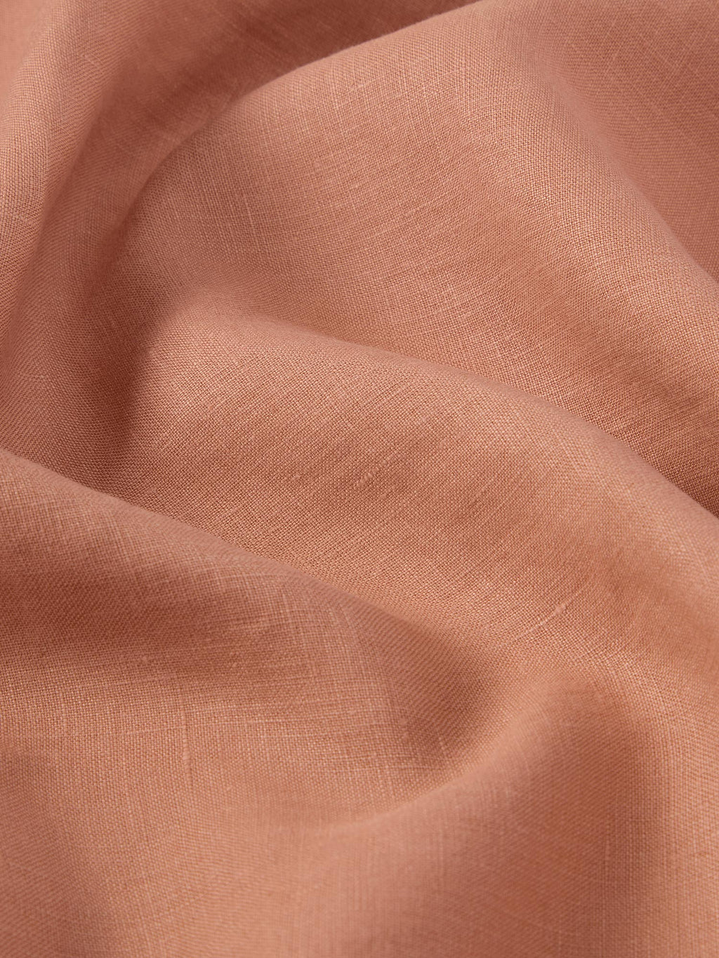 Warm Clay 100% Linen Duvet Cover