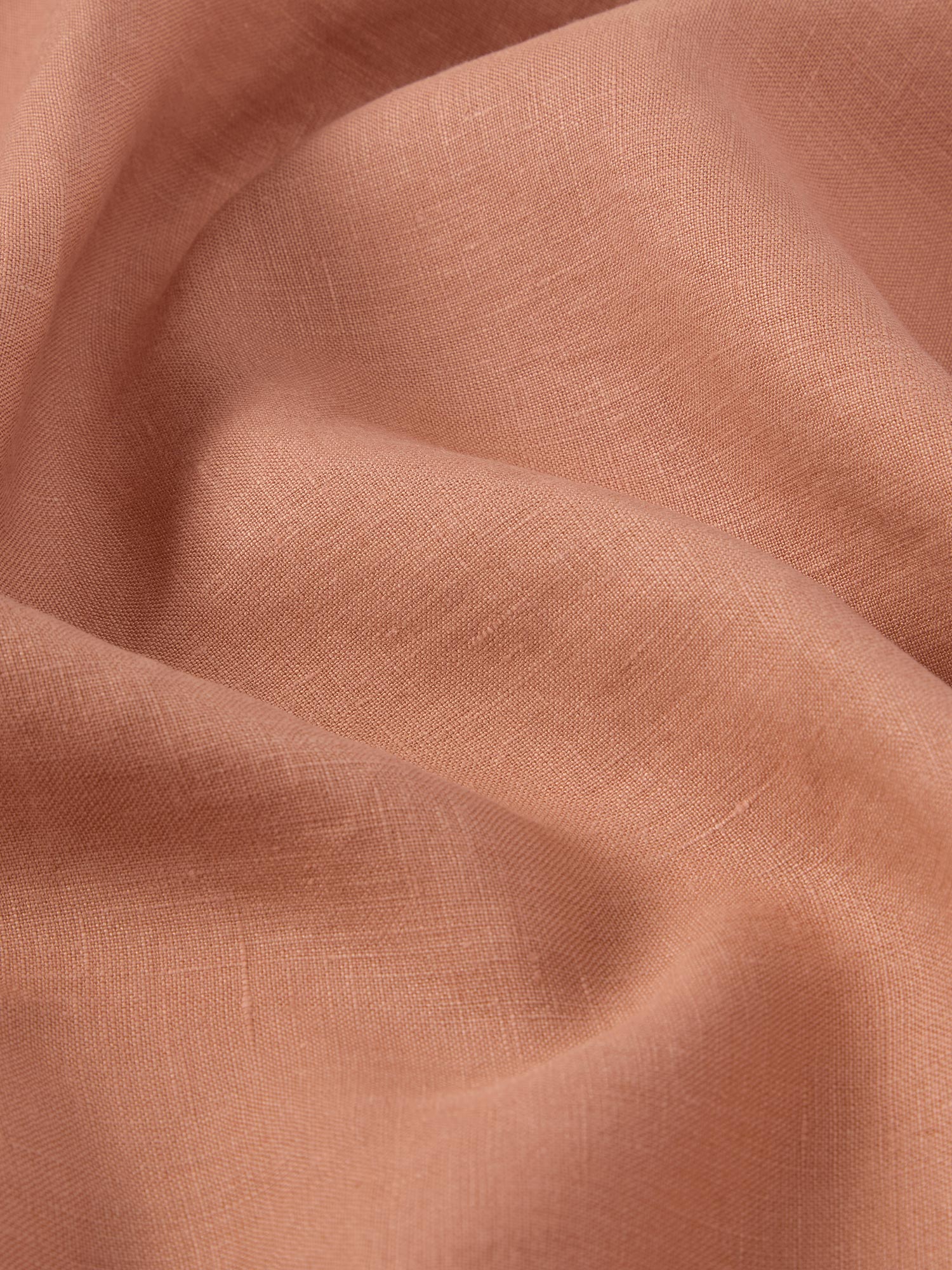 Warm Clay 100% Linen Duvet Cover