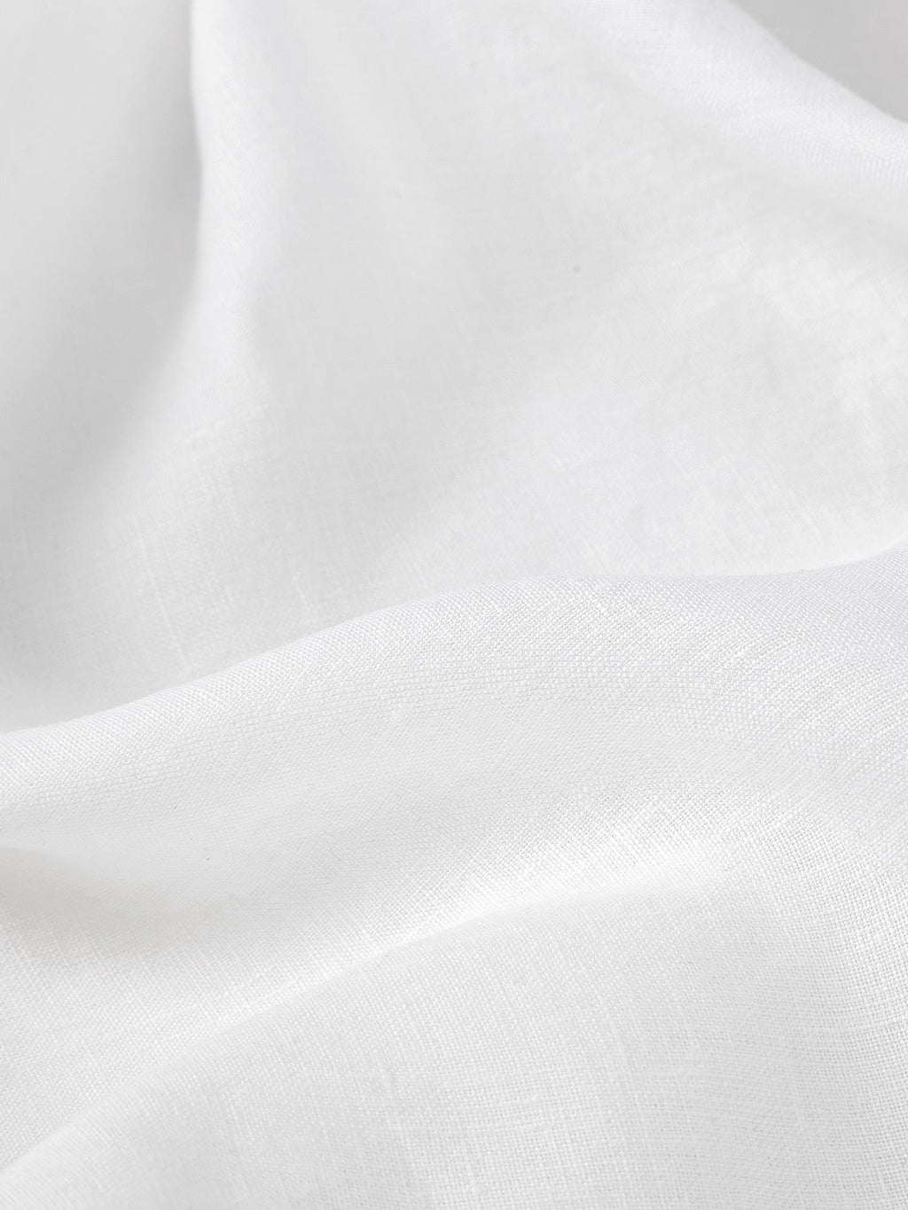 White 100% Linen Duvet Cover