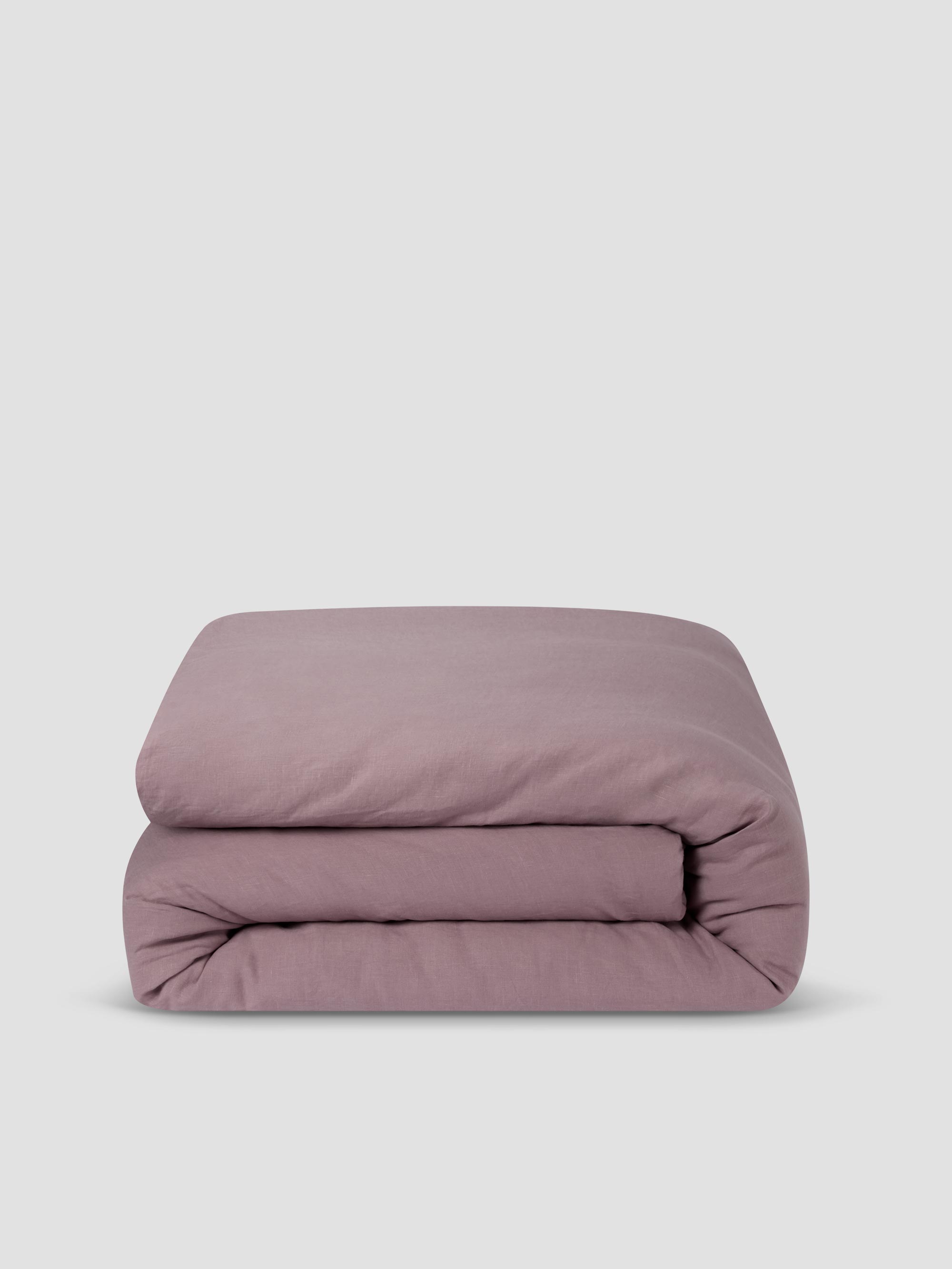 Elderberry 100% Linen Duvet Cover
