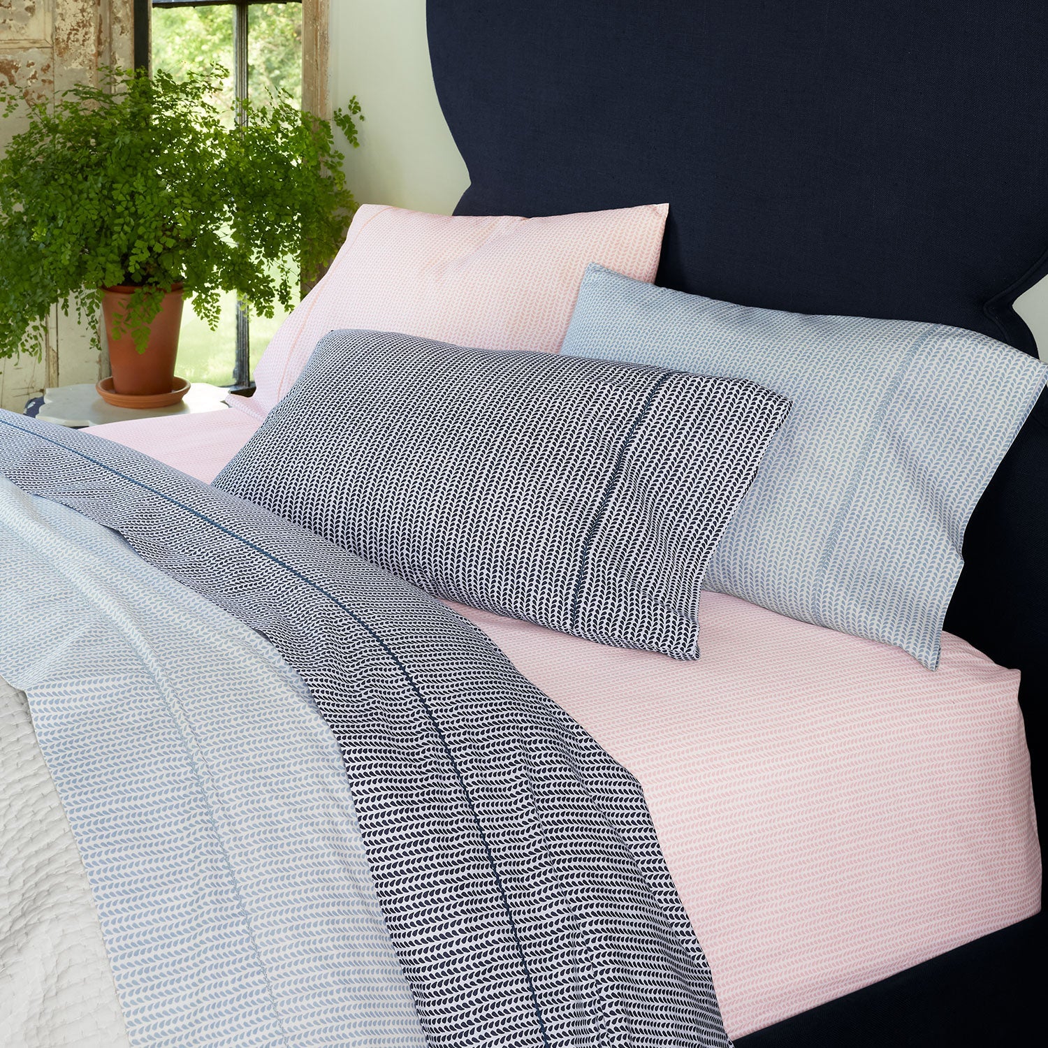 Cinde Light Indigo Organic Sheet Set