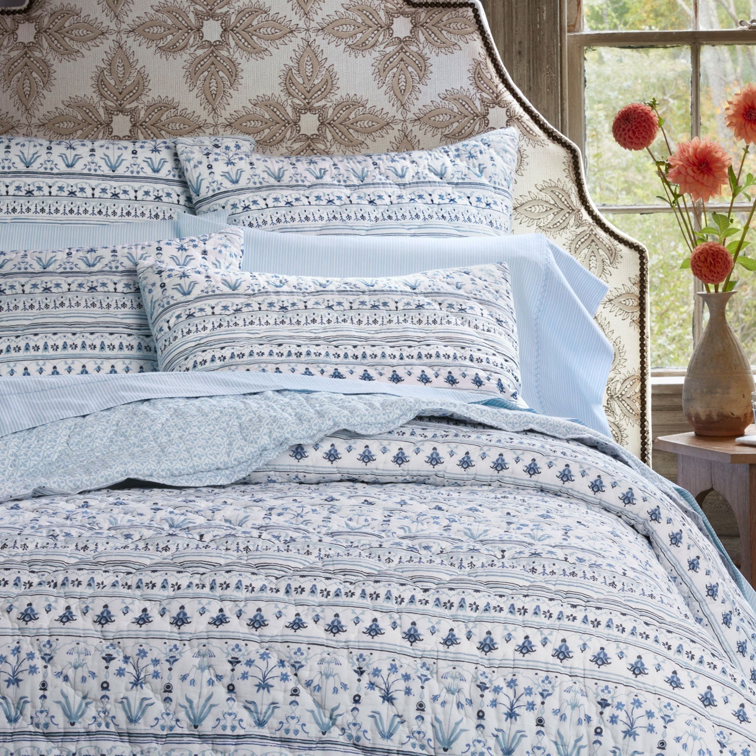 Nandi Light Indigo Organic Sheet Set