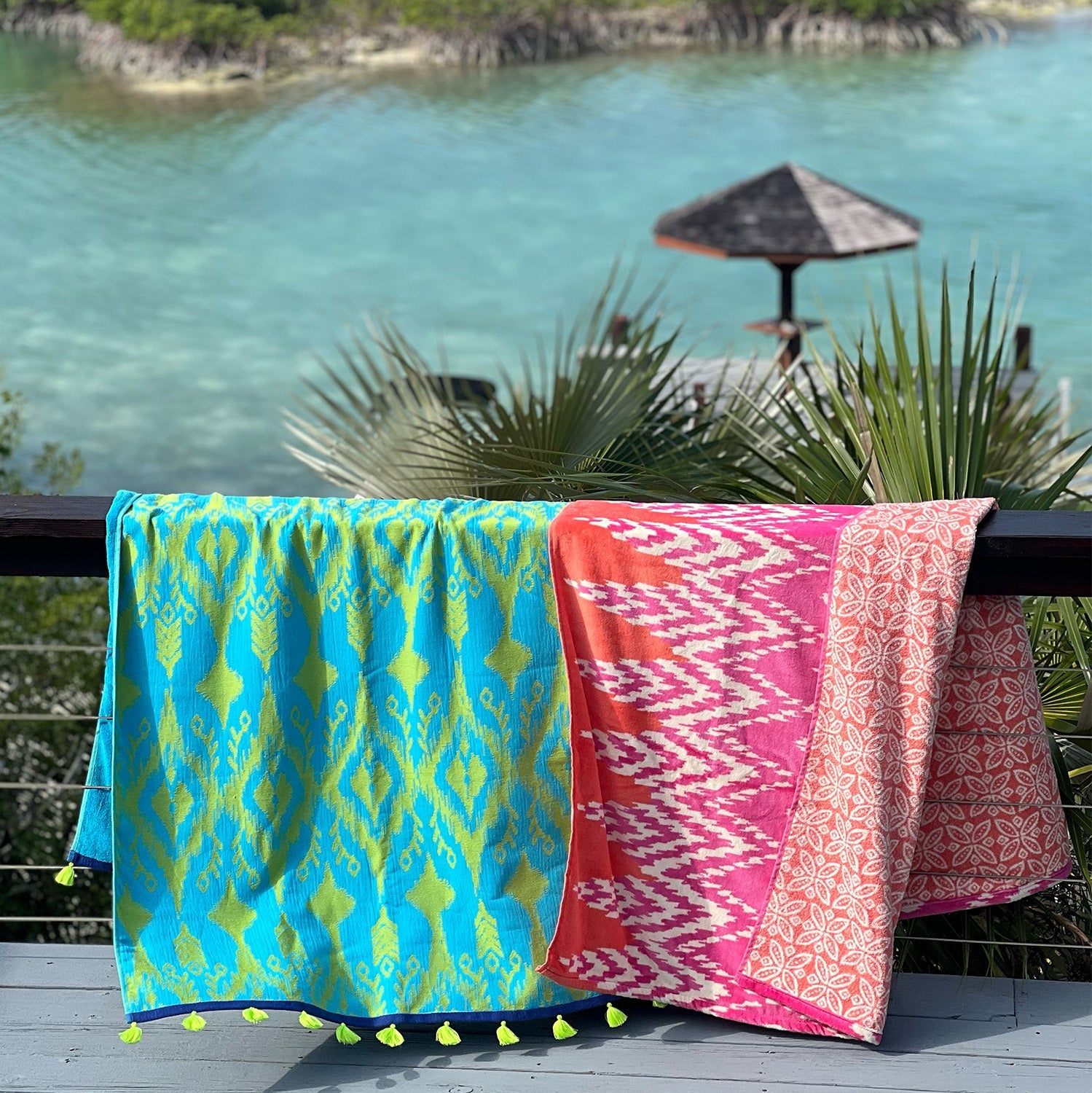 Ravi Peacock Beach Towel