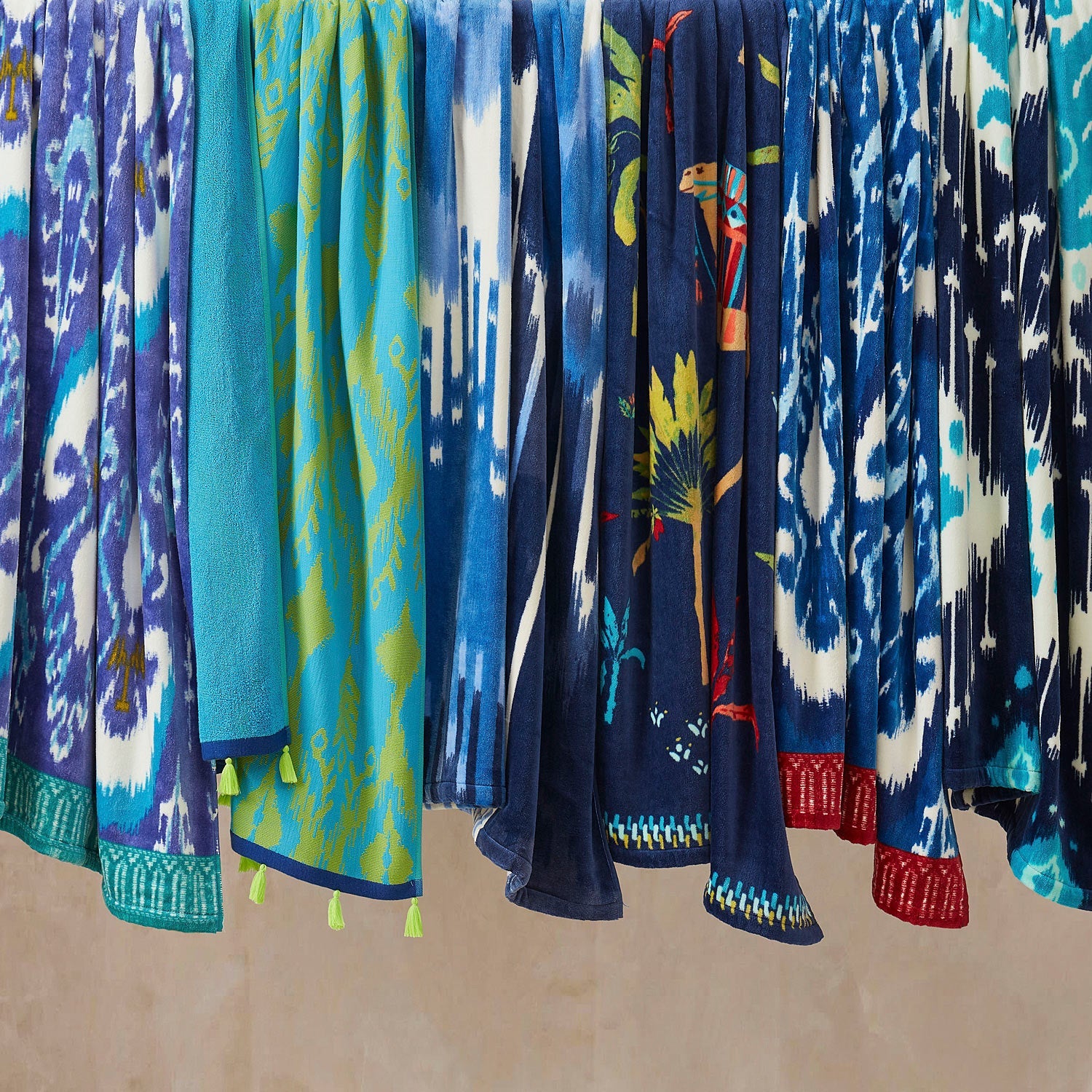 Ravi Peacock Beach Towel