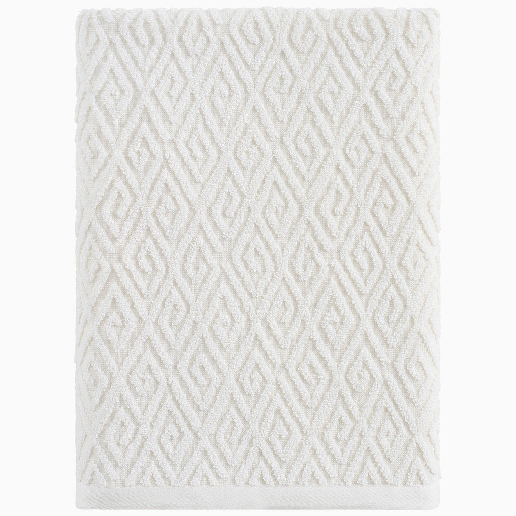 Maze Ivory Bath Towel