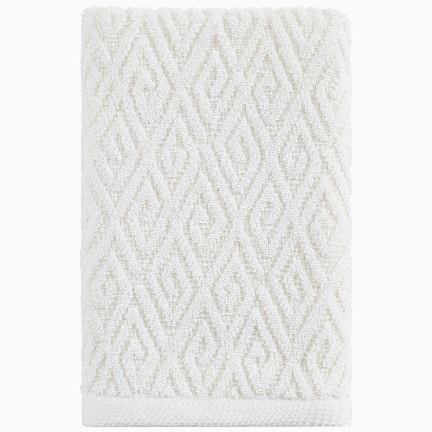 Maze Ivory Bath Towel