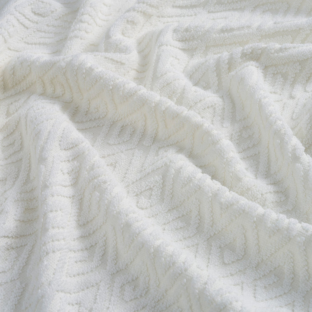 Maze Ivory Bath Towel