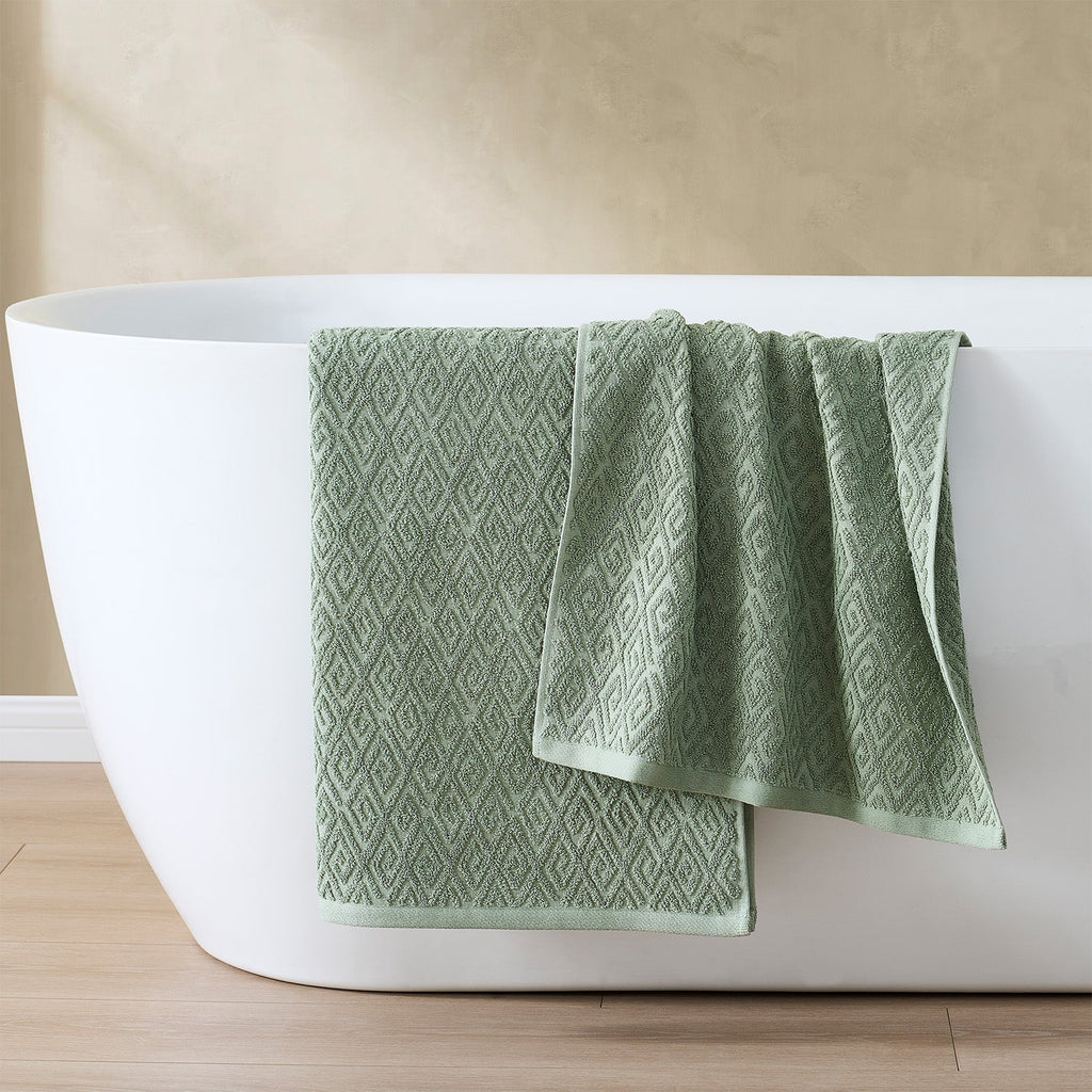 Maze Sage Bath Towel