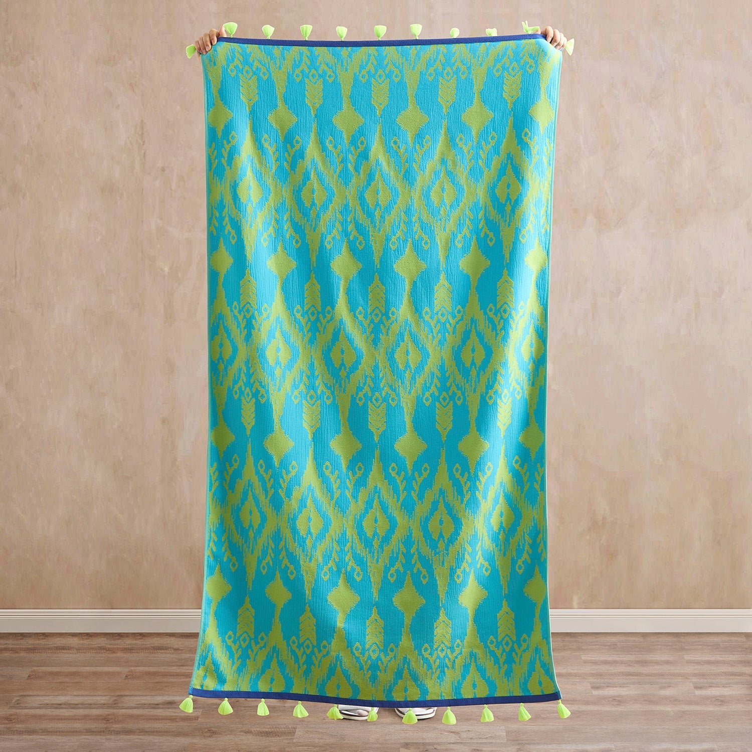 Ravi Peacock Beach Towel
