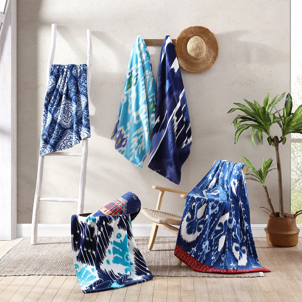 Sashpura Indigo Beach Towel