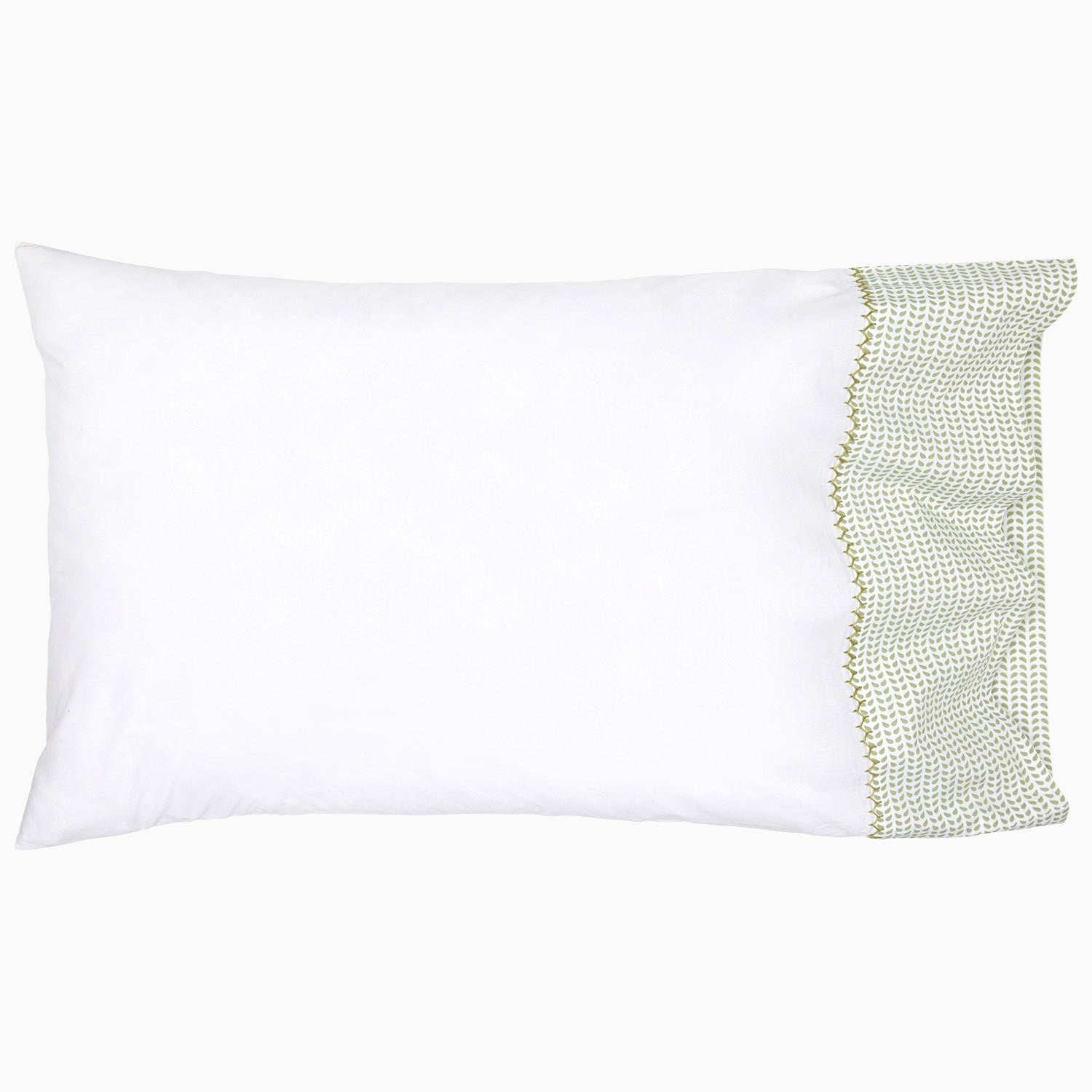 Cinde Cuff Sage Organic Sheet Cases (Set of 2)