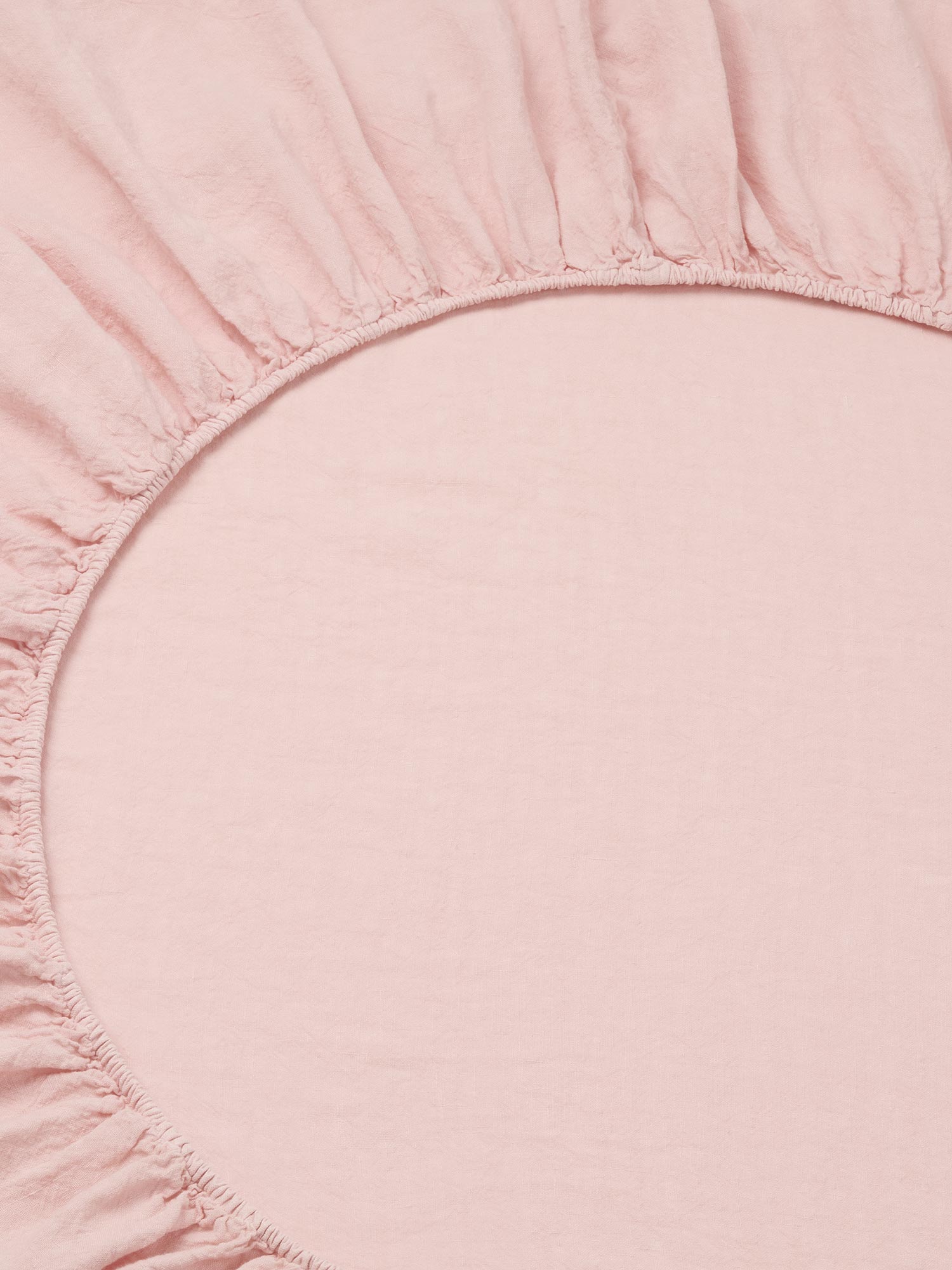 Rose 100% Linen Fitted Sheet