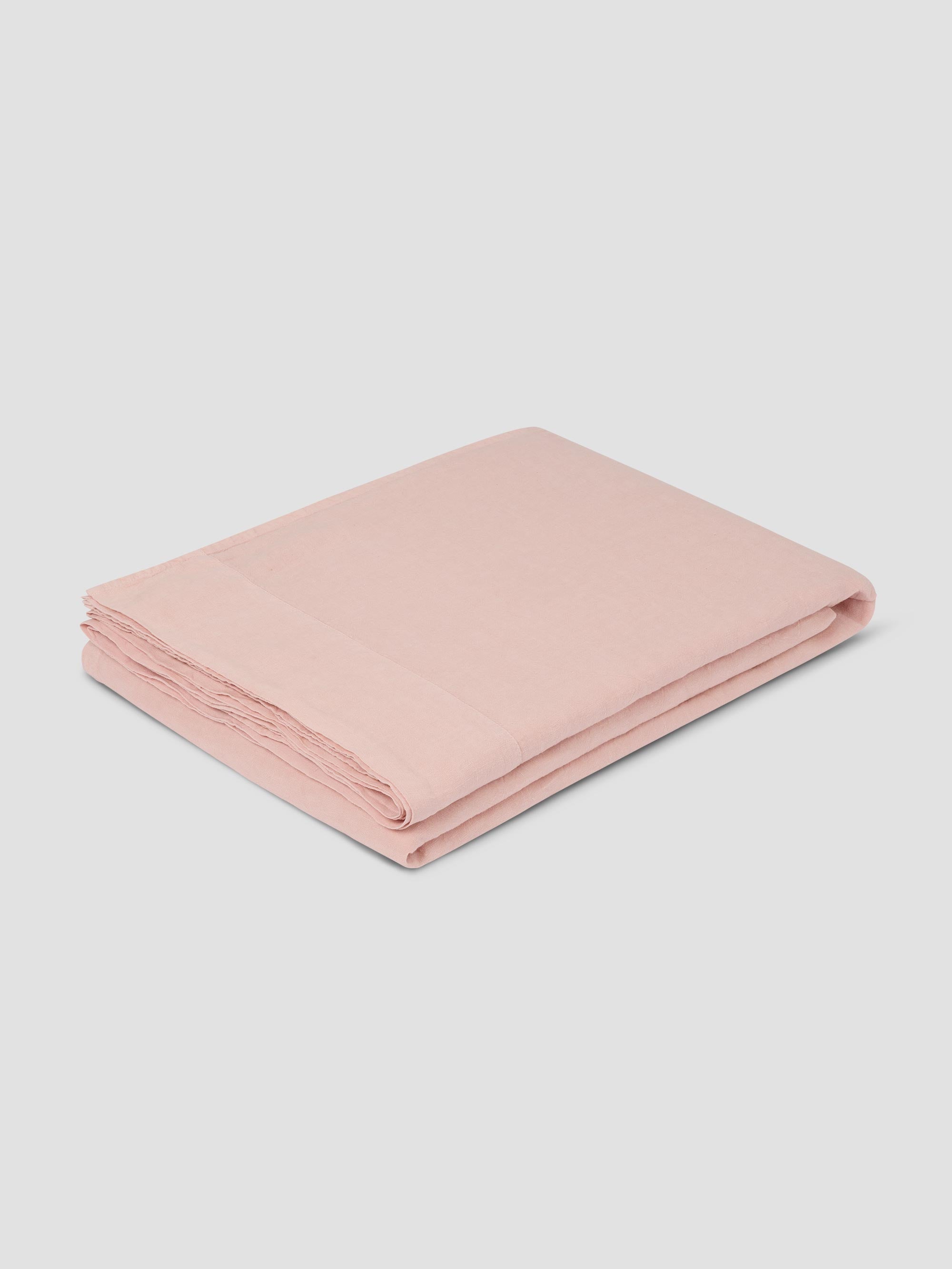 Rose 100% Linen Flat Sheet