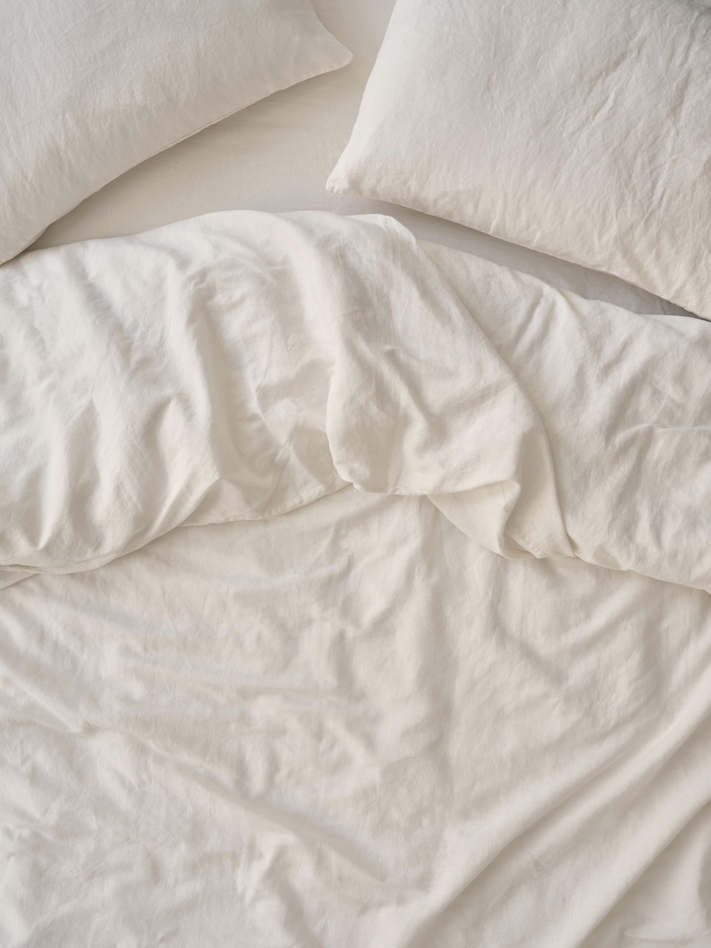Pearl 100% Linen Duvet Cover