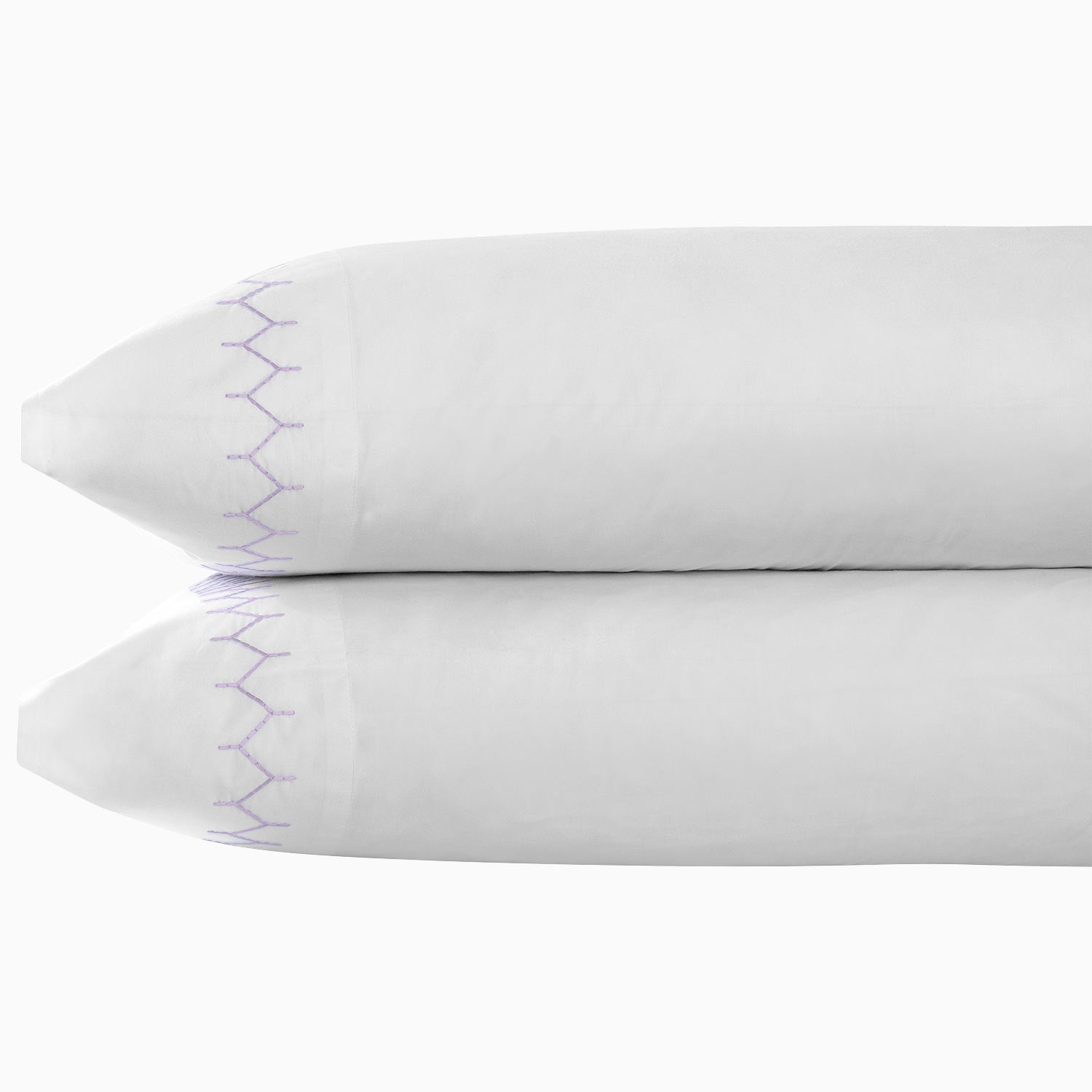 Stitched Lavender Organic Sheet Set