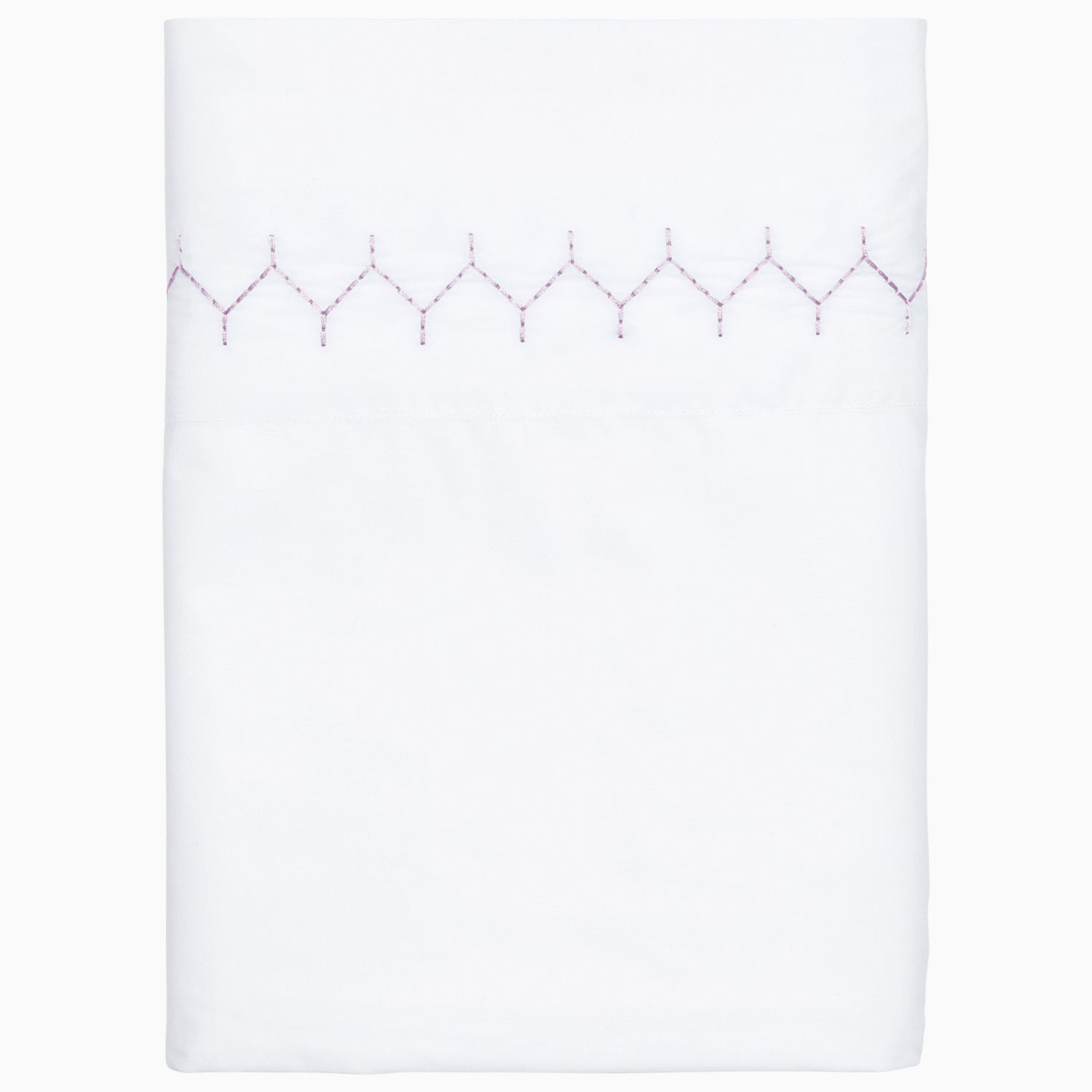 Stitched Lavender Organic Sheet Set
