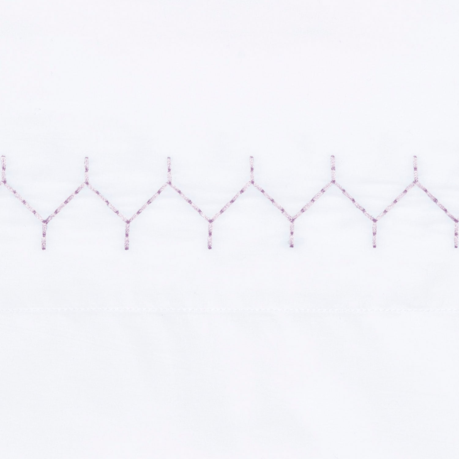 Stitched Lavender Organic Sheet Set