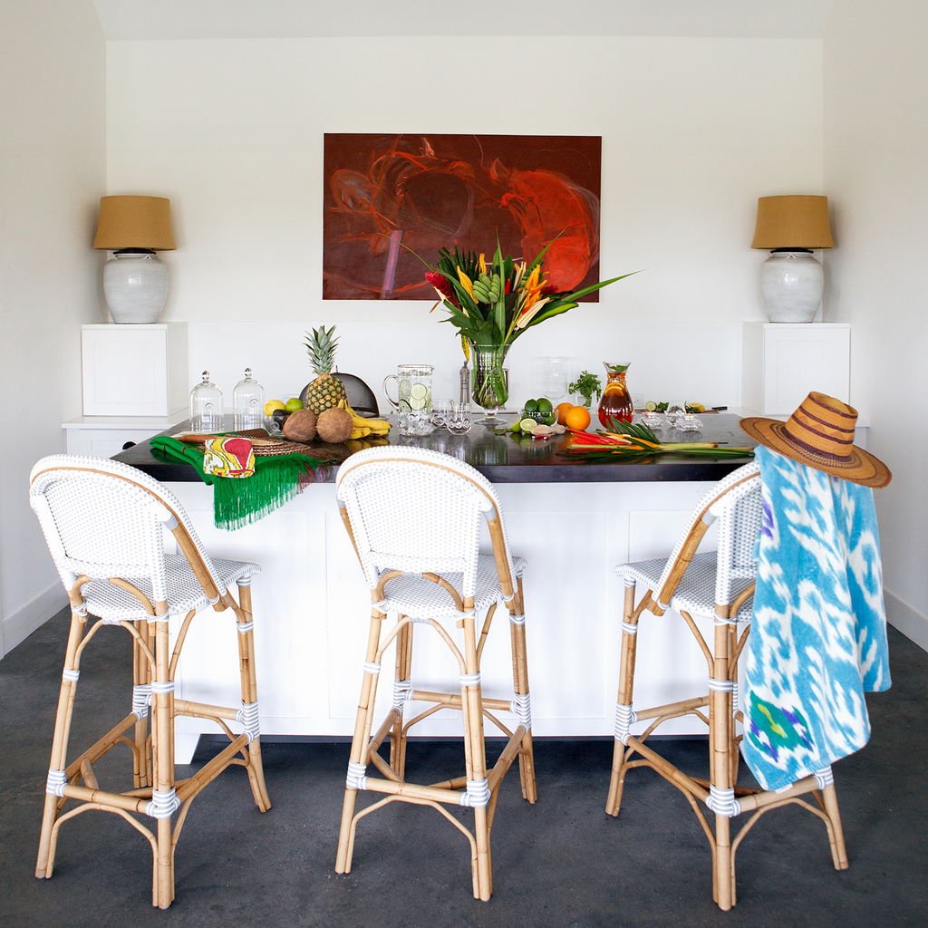 Umida Ikat Black Beach Towel