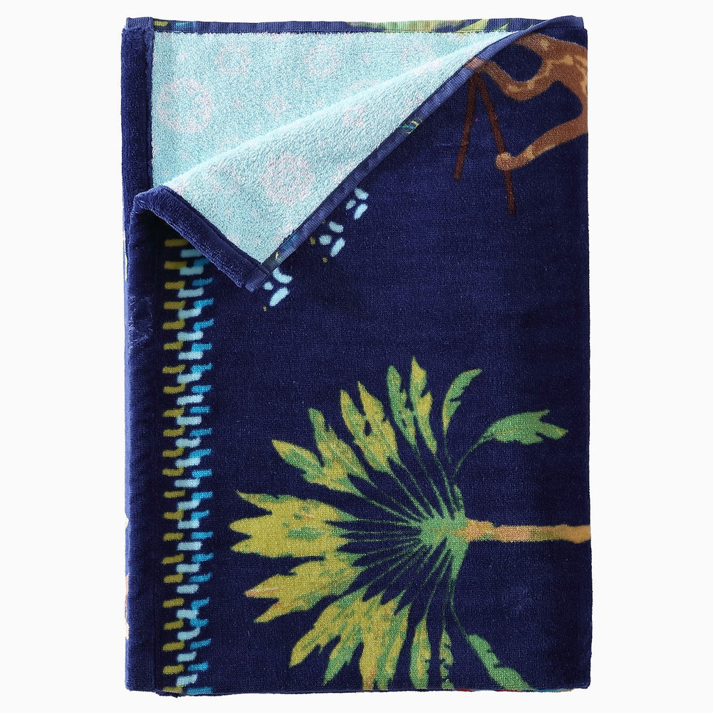 Dhule Indigo Beach Towel
